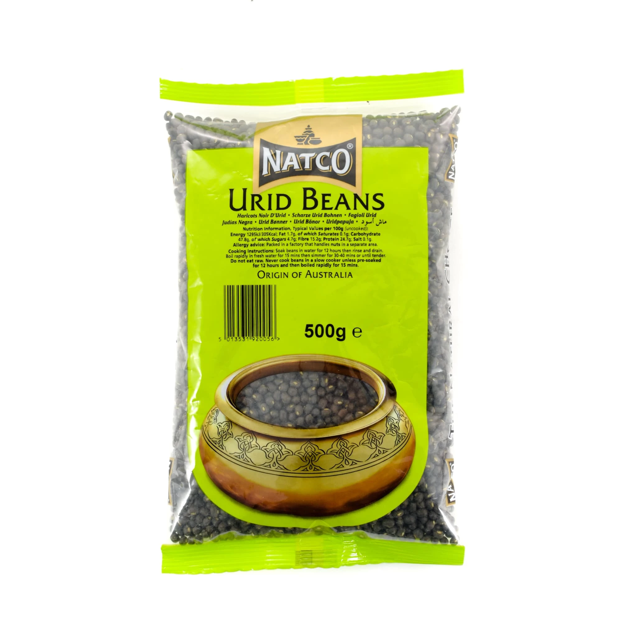 Natco Urid Beans Ingredients 4 Natco Urid Beans Ingredients