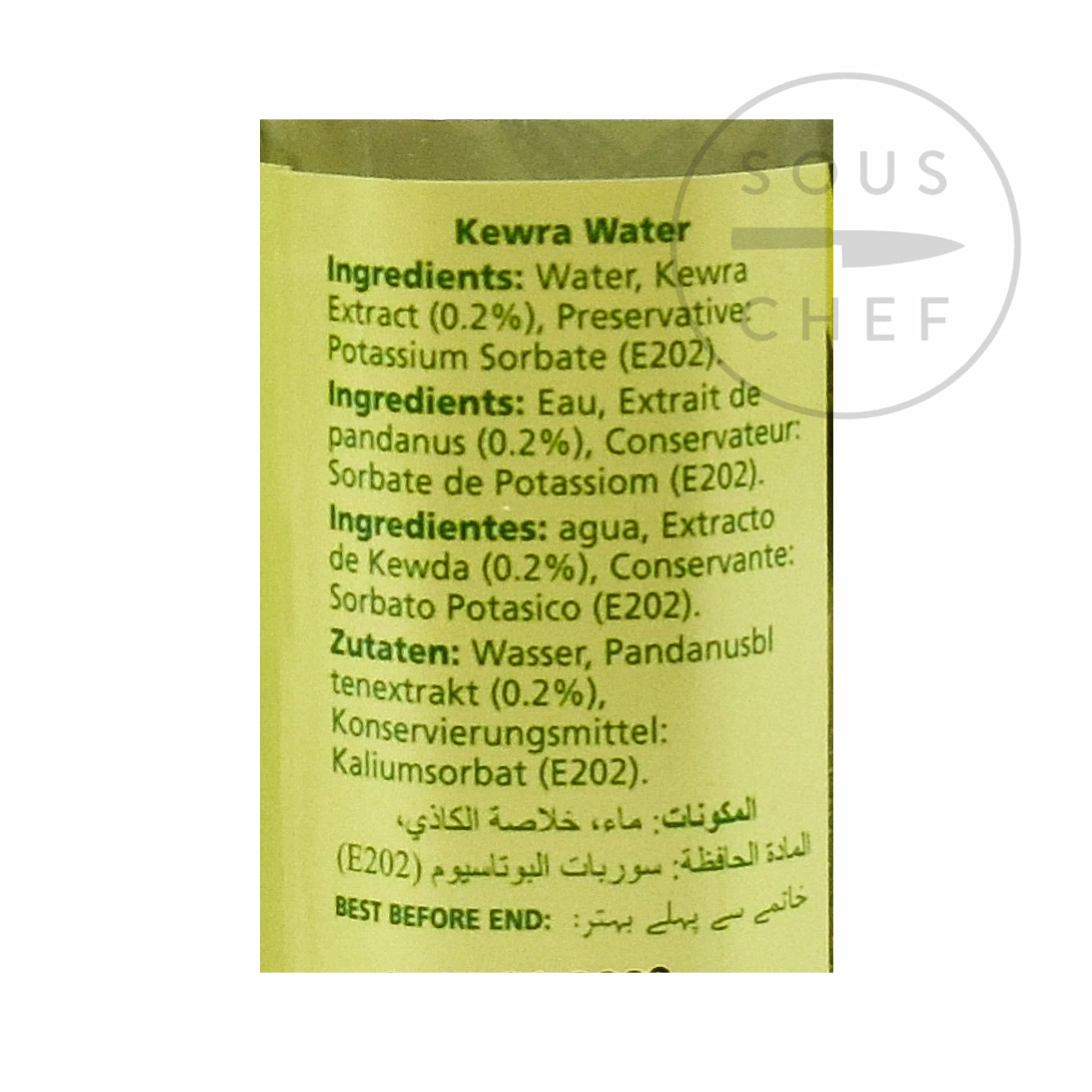 Natco Ingredients Kewra Water - Pandan Extract 310ml 4 Natco Ingredients Kewra Water - Pandan Extract 310ml