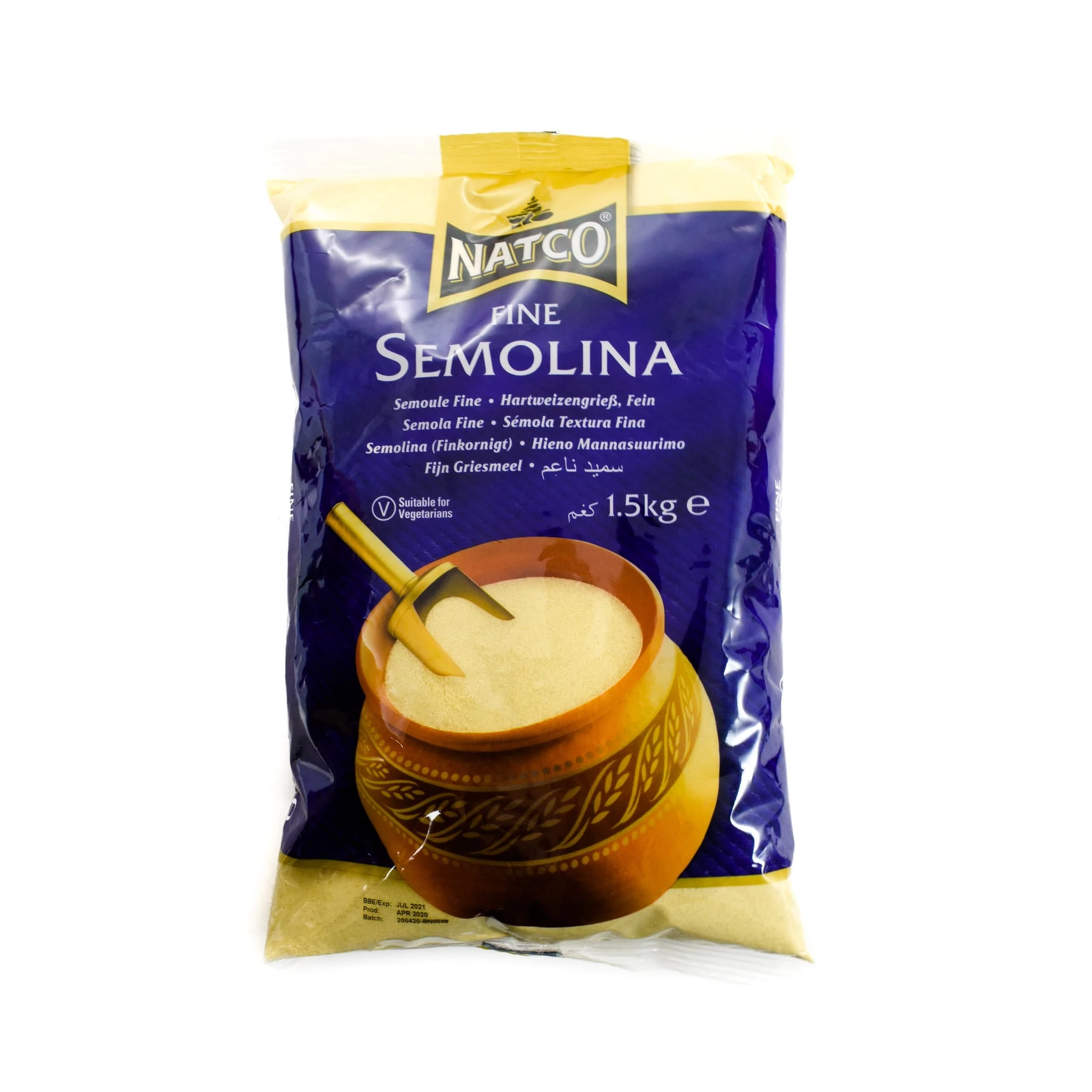 Natco Fine Semolina 1.5kg Ingredients 3 Natco Fine Semolina 1.5kg Ingredients