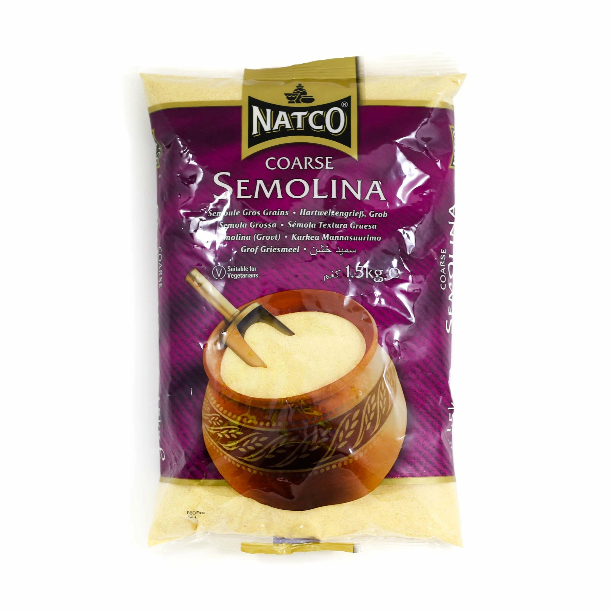Natco Coarse Semolina 1.5kg Ingredients 3 Natco Coarse Semolina 1.5kg Ingredients