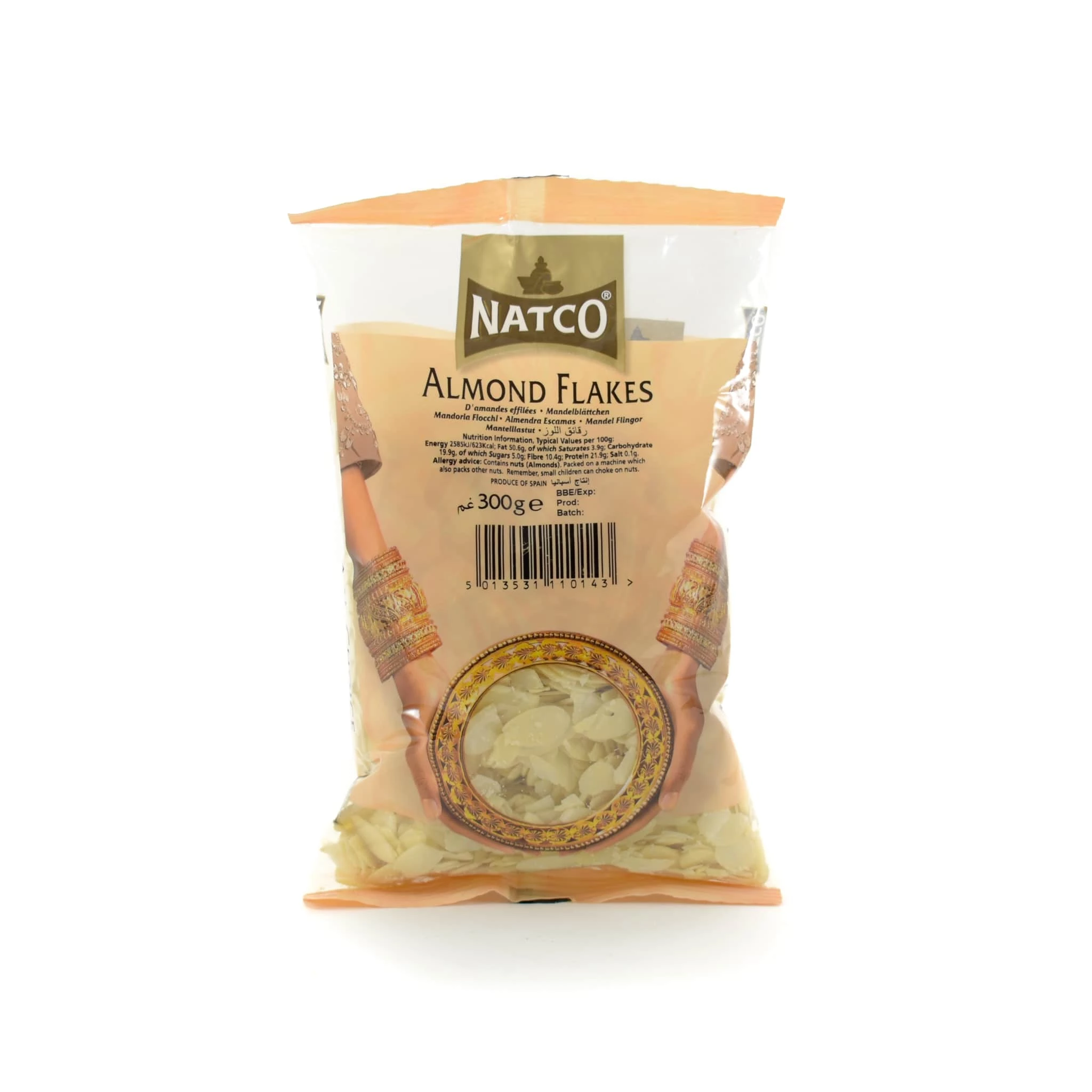 Natco Flaked Almonds 300g Ingredients 3 Natco Flaked Almonds 300g Ingredients