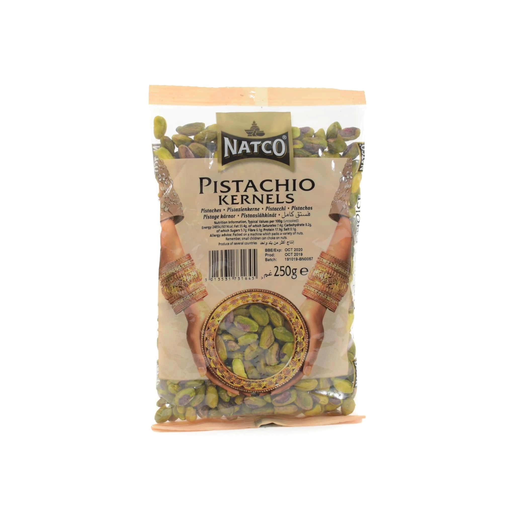 Natco Pistachio Kernels 250g Ingredients 3 Natco Pistachio Kernels 250g Ingredients