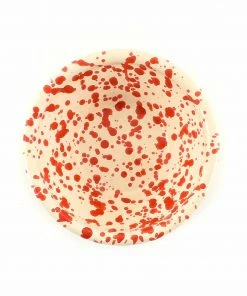 Puglia Handmade Puglia Red Splatter Bowl 12cm Tableware