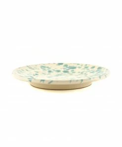 Puglia Handmade Puglia Aquamarine Splatter Side Plate 19cm