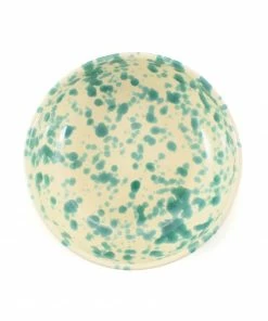Puglia Handmade Puglia Aquamarine Splatter Bowl 19cm Tableware 9 Puglia Handmade Puglia Aquamarine Splatter Bowl 19cm Tableware