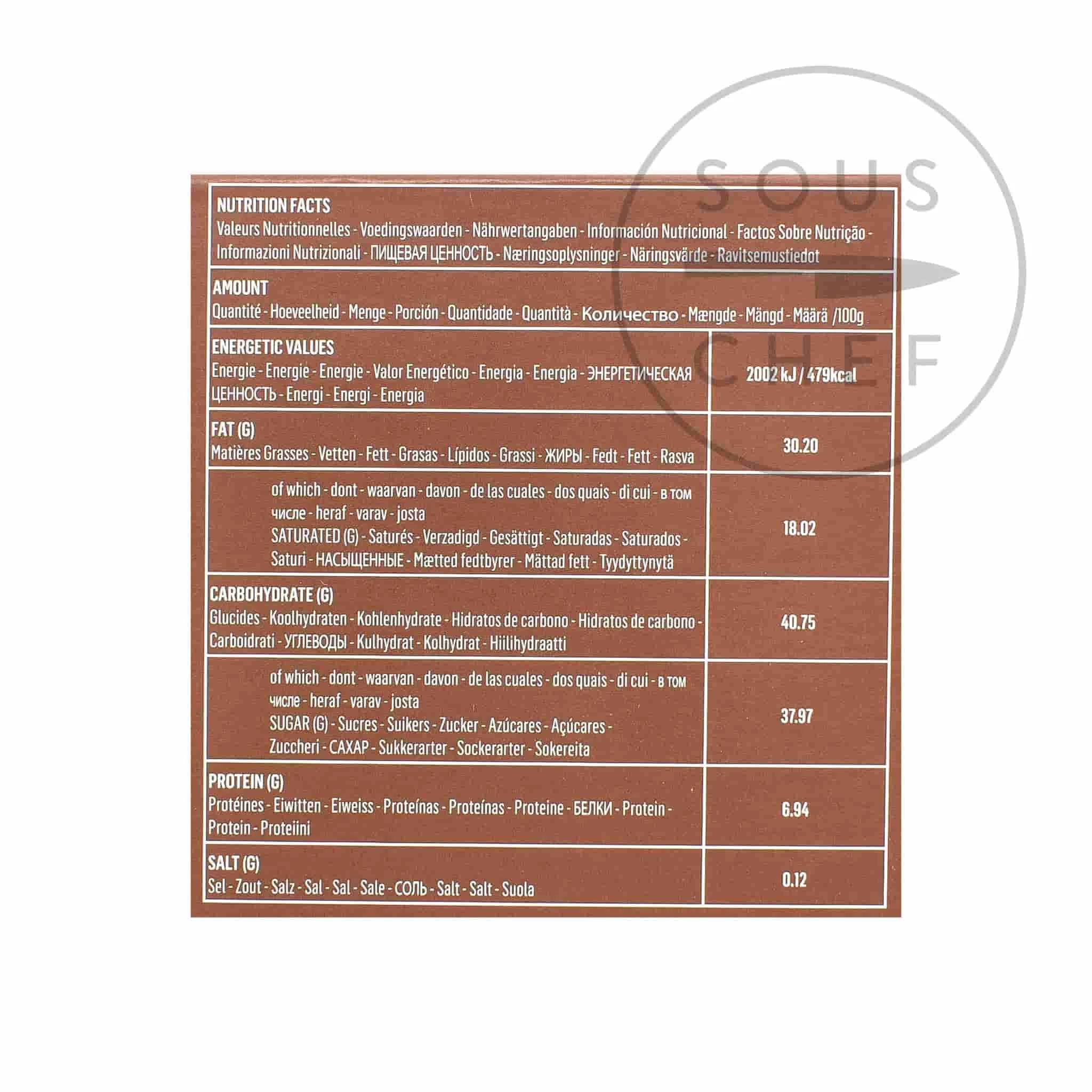 Neuhaus "Carré" 10 Flavour Chocolates - 60 Pieces Ingredients 6 Neuhaus "Carré" 10 Flavour Chocolates - 60 Pieces Ingredients
