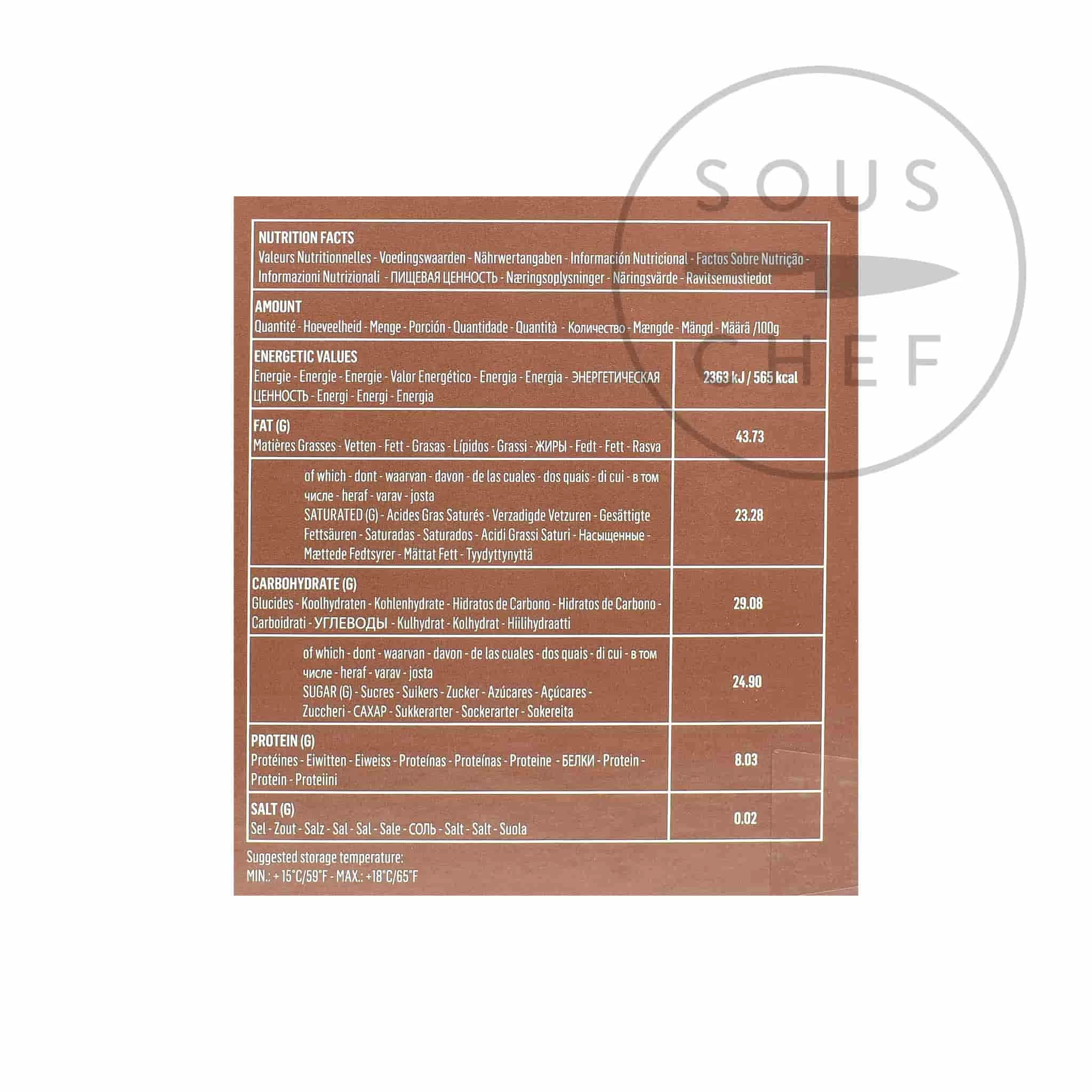 Ingredients Neuhaus "Carré Origin" Dark Chocolate (Vegan) 200g 6 Ingredients Neuhaus "Carré Origin" Dark Chocolate (Vegan) 200g