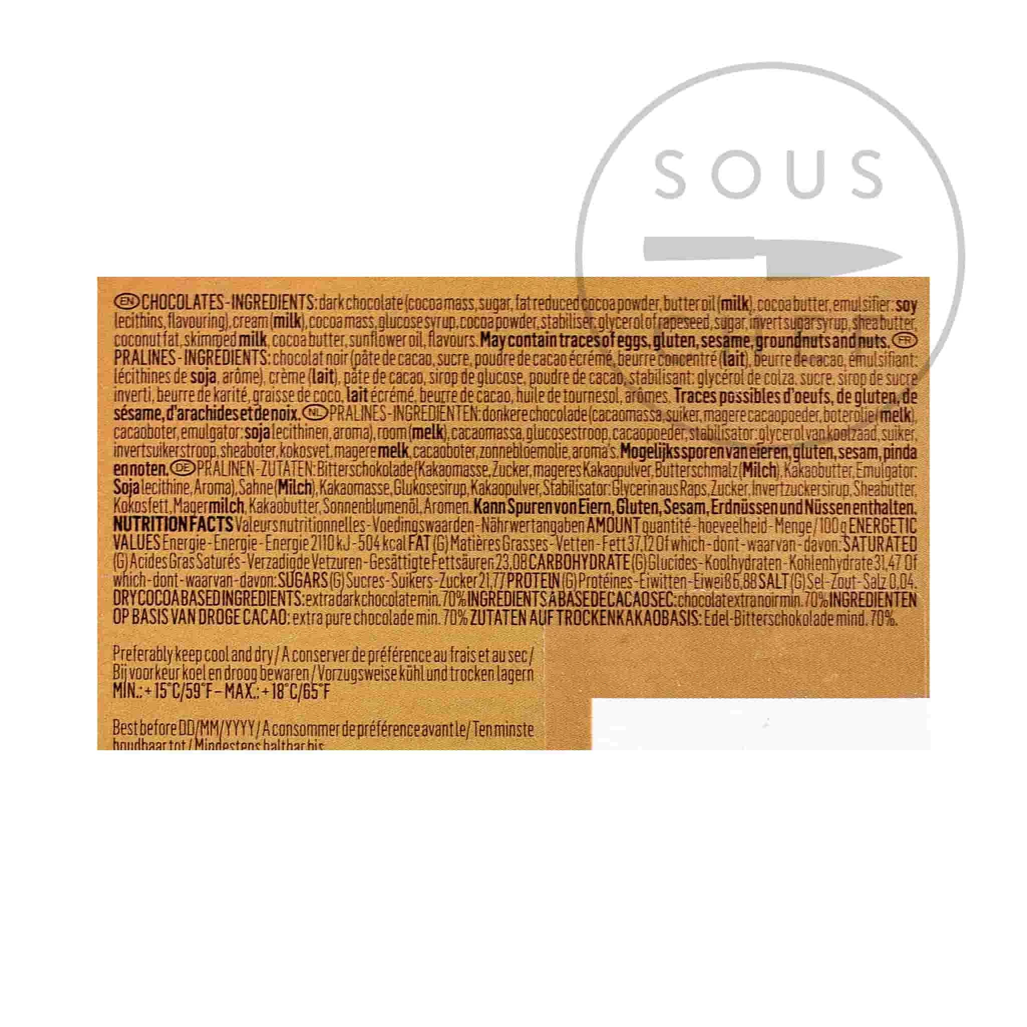 Neuhaus Dark Hot Choc Box - 8 Portions 5 Neuhaus Dark Hot Choc Box - 8 Portions