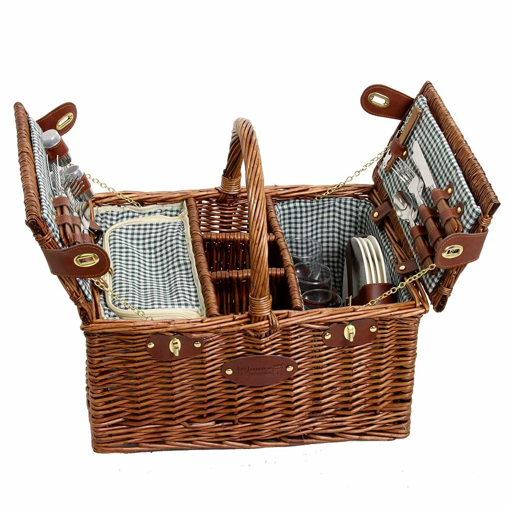 Les Jardins De La Comtesse Saint Germain Picnic Hamper For 4 4 Les Jardins De La Comtesse Saint Germain Picnic Hamper For 4