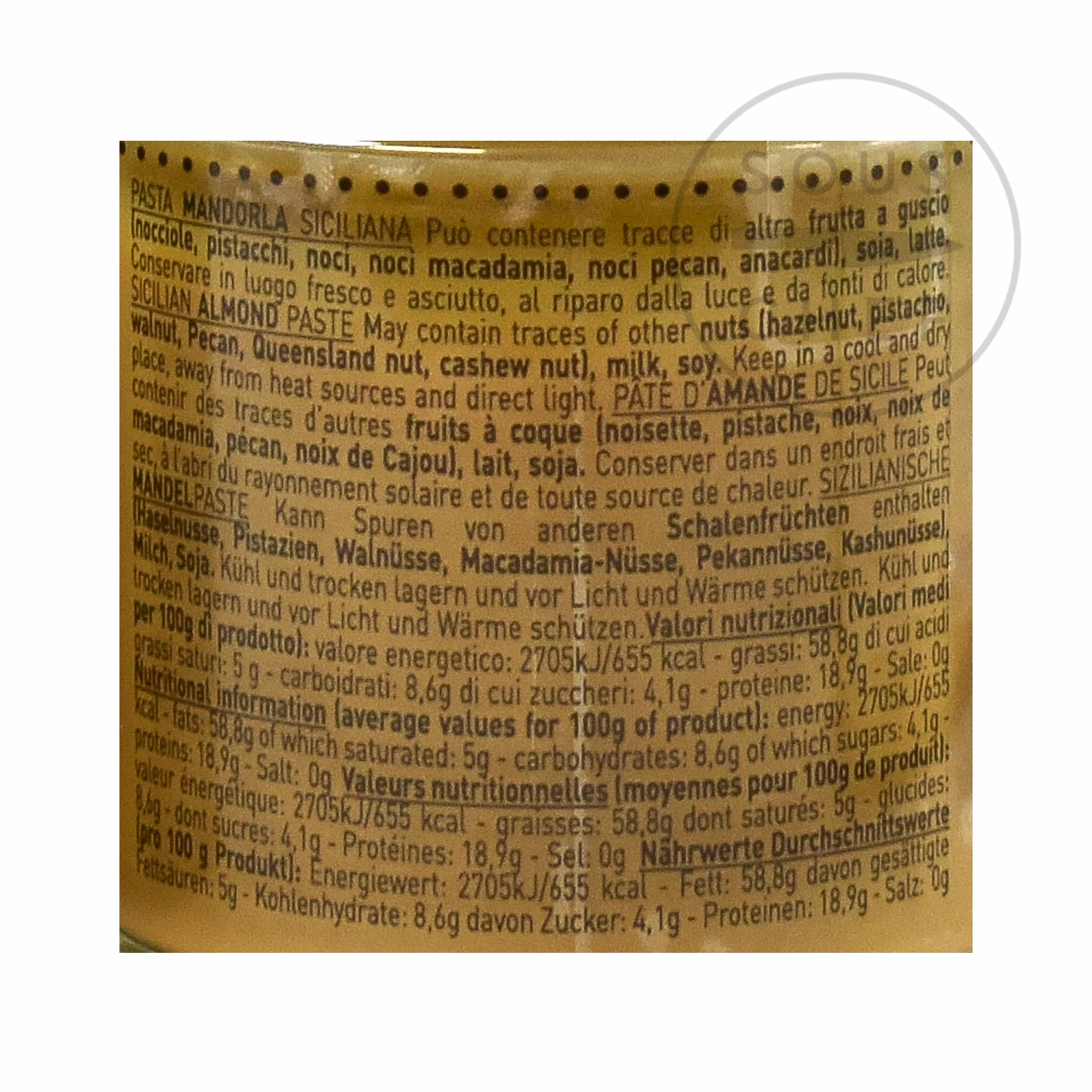 Pariani Sicilian Almond Paste 180g 4 Pariani Sicilian Almond Paste 180g