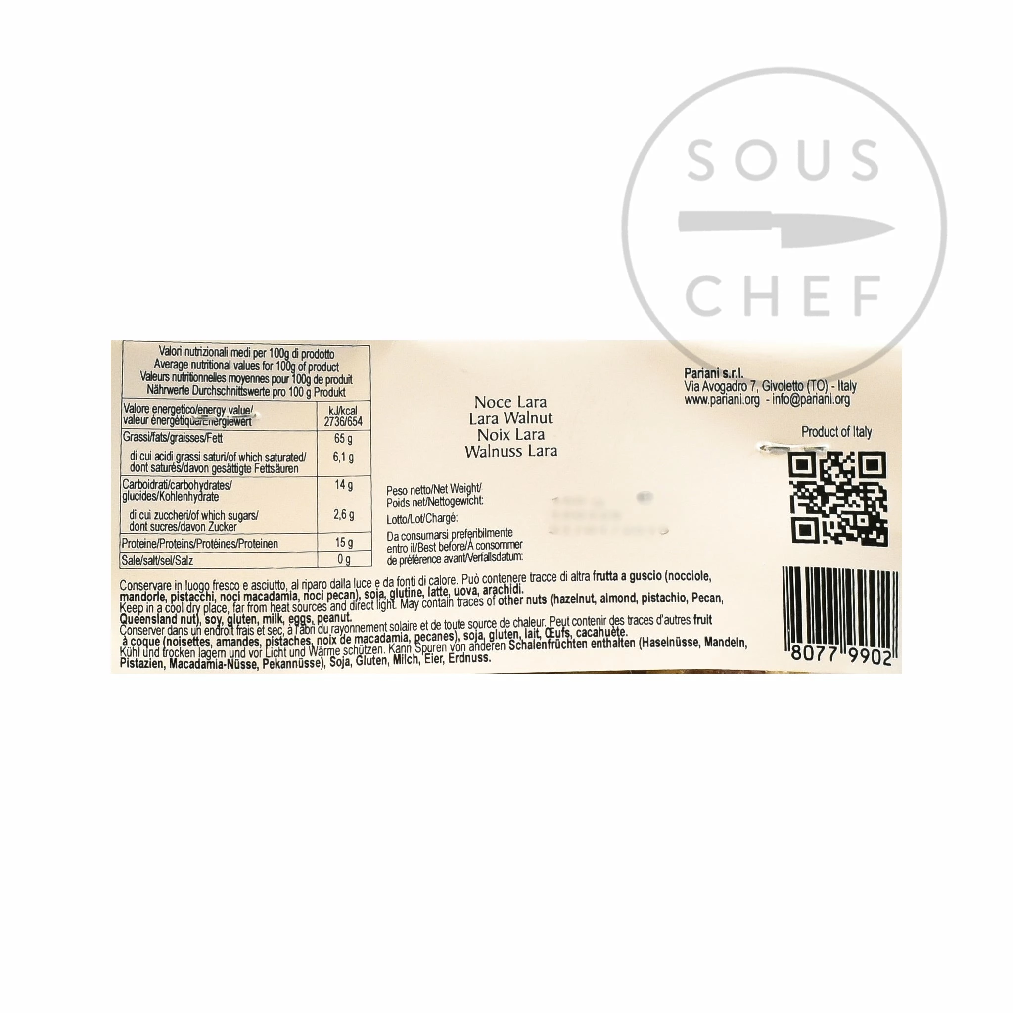 Pariani Ingredients Italian Lara Walnut Quarters 150g 4 Pariani Ingredients Italian Lara Walnut Quarters 150g