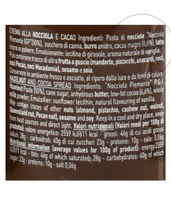 Pariani Piemonte Hazelnut Gianduja Spread 200g Ingredients