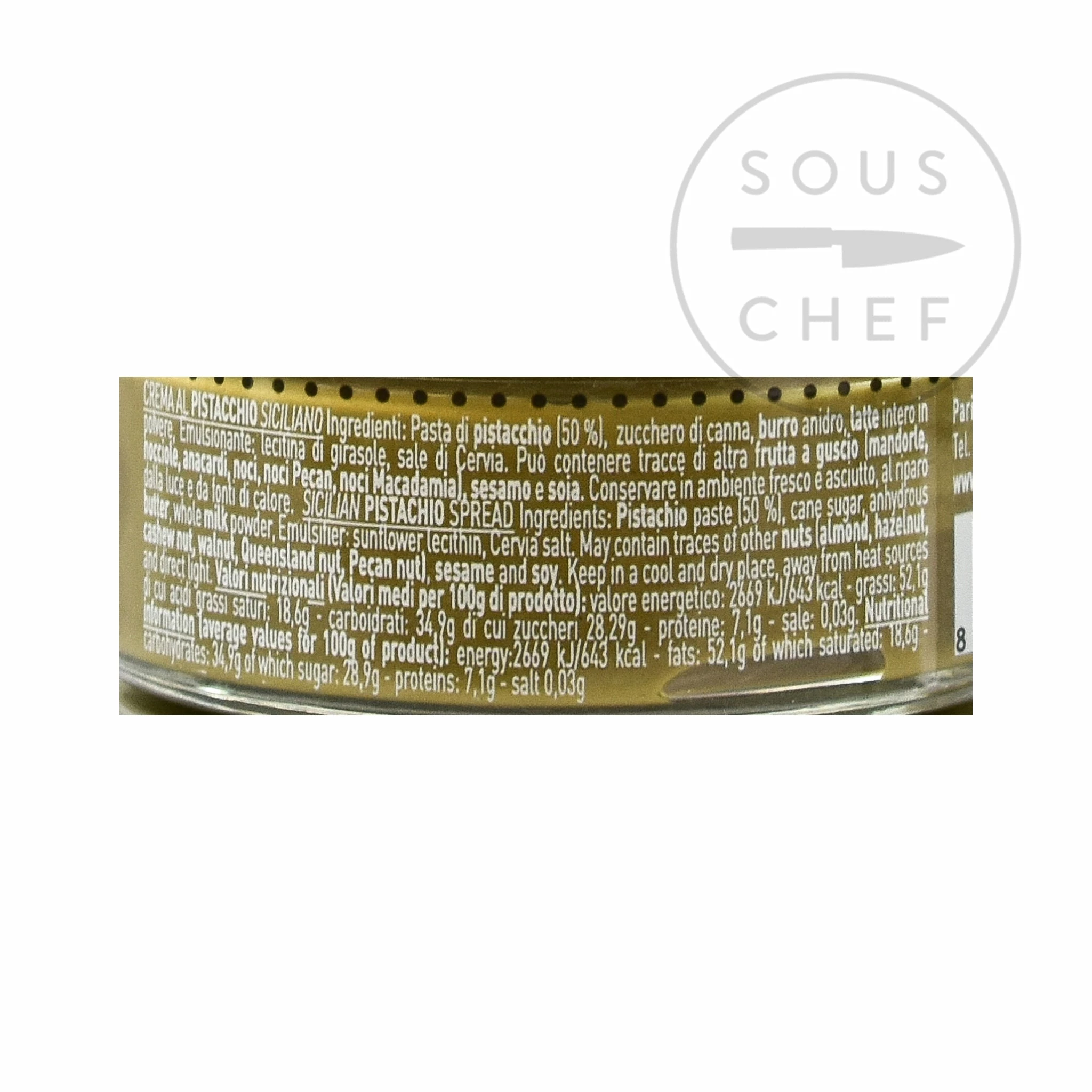 Pariani Sweet Sicilian Pistachio Spread 100g 5 Pariani Sweet Sicilian Pistachio Spread 100g