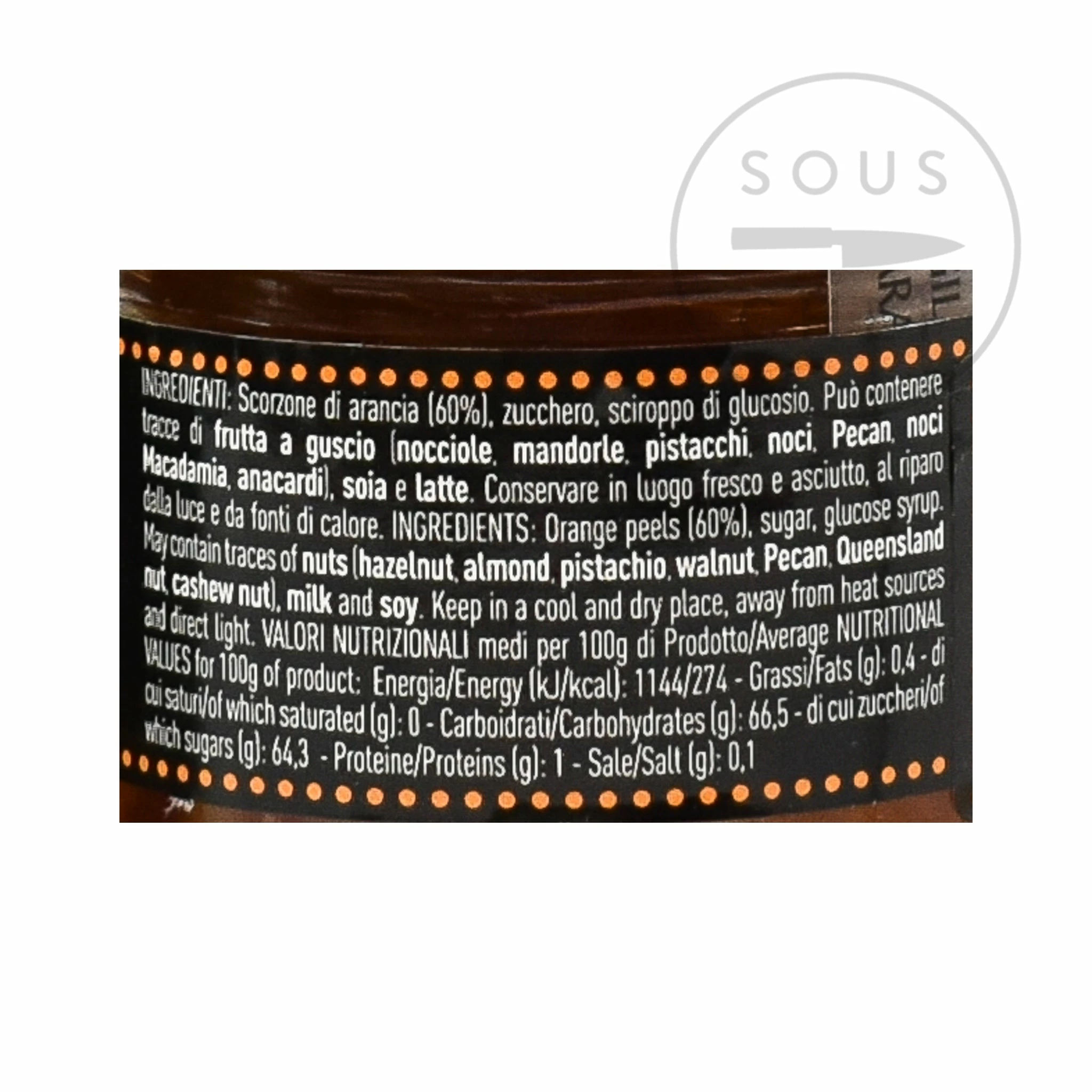 Pariani Sicilian Candied Orange In Small Cubes 260g 4 Pariani Sicilian Candied Orange In Small Cubes 260g