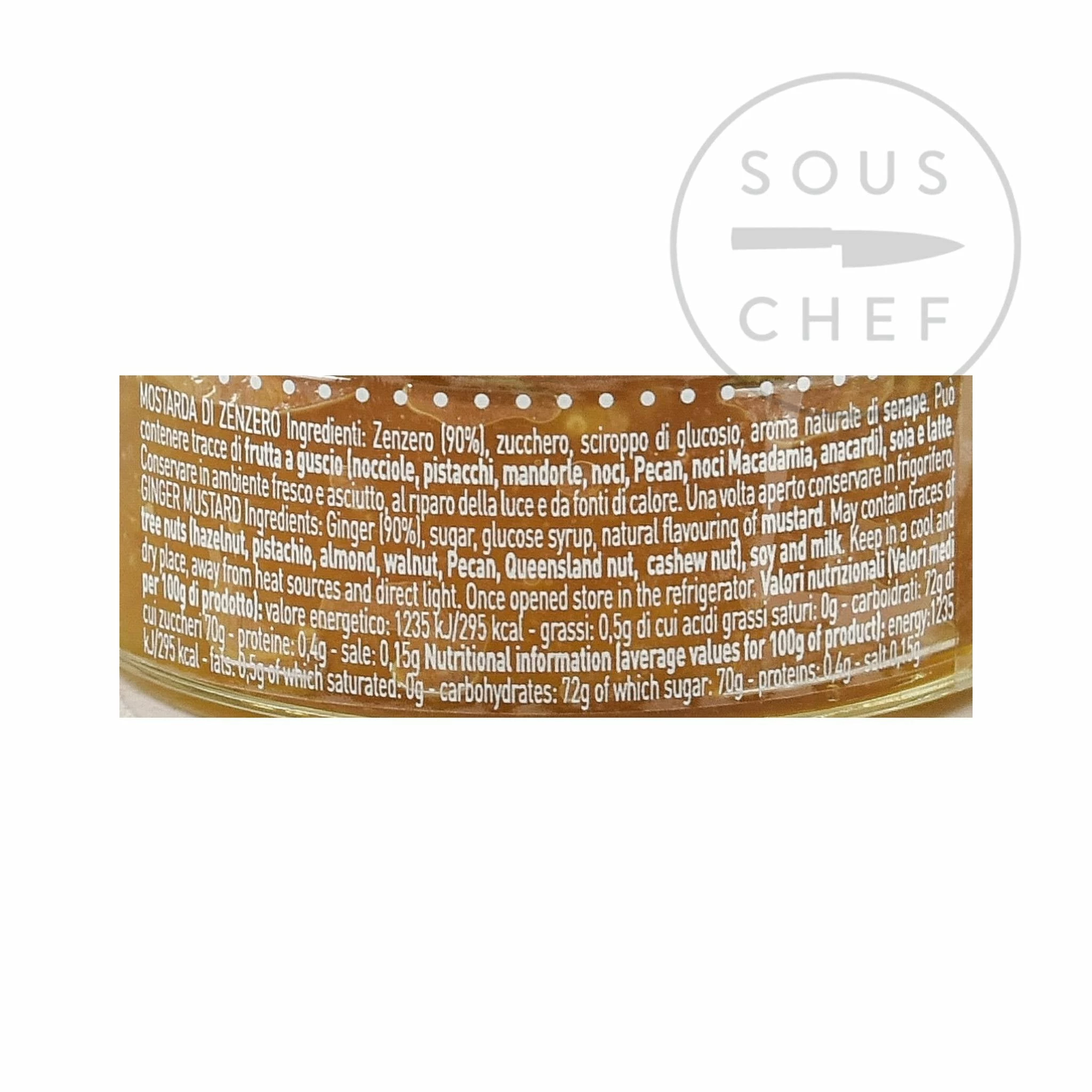 Ingredients Pariani Ginger Mustard 100g 4 Ingredients Pariani Ginger Mustard 100g