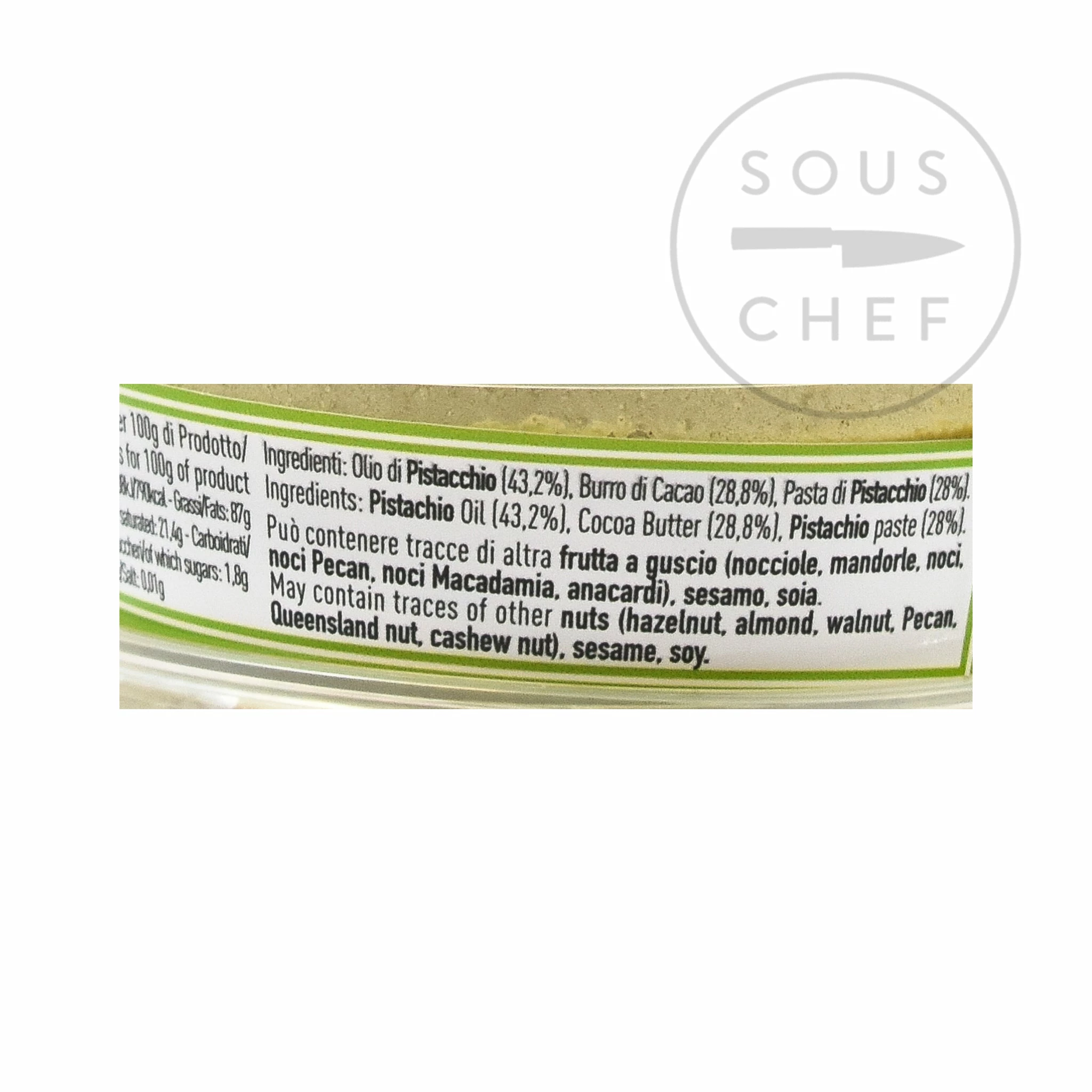 Ingredients Pariani Burrolio Pistachio Butter 100g 4 Ingredients Pariani Burrolio Pistachio Butter 100g