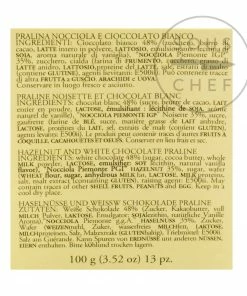 Pariani Hazelnut And White Chocolate Pralines