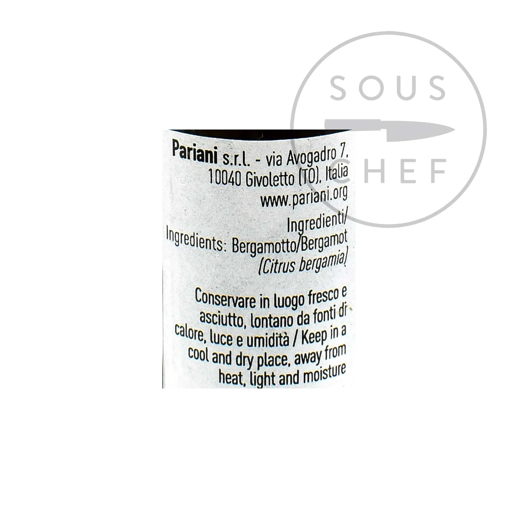 Pariani Natural Bergamot Flavouring 15ml 4 Pariani Natural Bergamot Flavouring 15ml