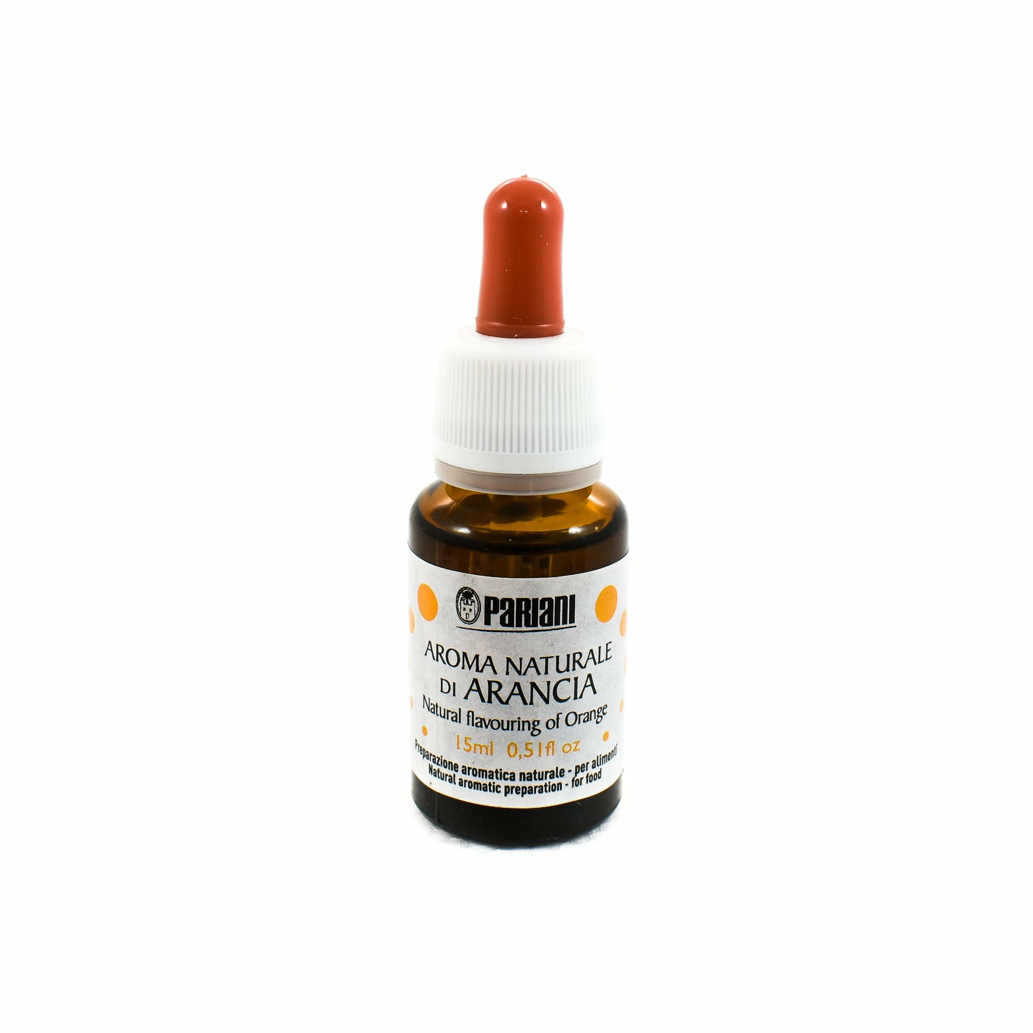 Pariani Natural Orange Flavouring 15ml Ingredients 3 Pariani Natural Orange Flavouring 15ml Ingredients