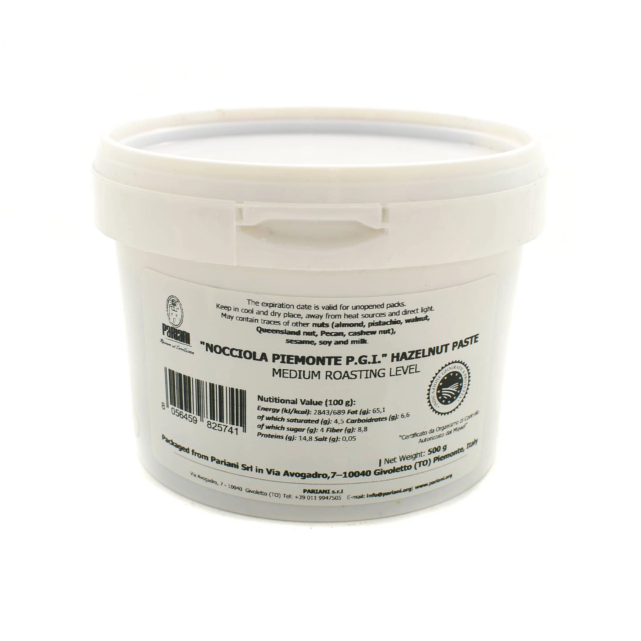Pariani "Nocciola Piemonte PGI" Hazelnut Paste 500g 3 Pariani "Nocciola Piemonte PGI" Hazelnut Paste 500g