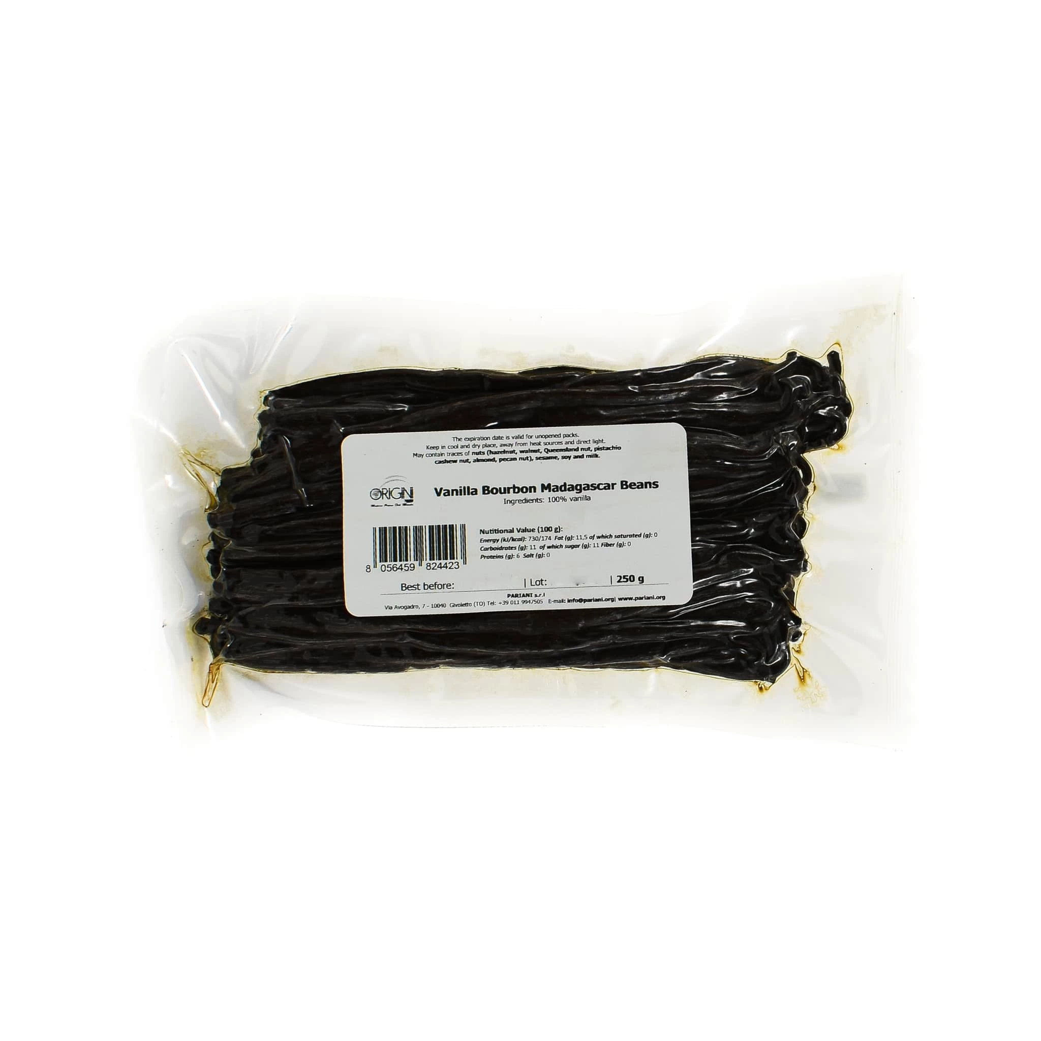 Pariani Bourbon Madagascar Vanilla 250g Ingredients 3 Pariani Bourbon Madagascar Vanilla 250g Ingredients