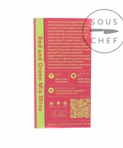 Piccolo Red And Green Shiso Basil Mixed Seeds Ingredients