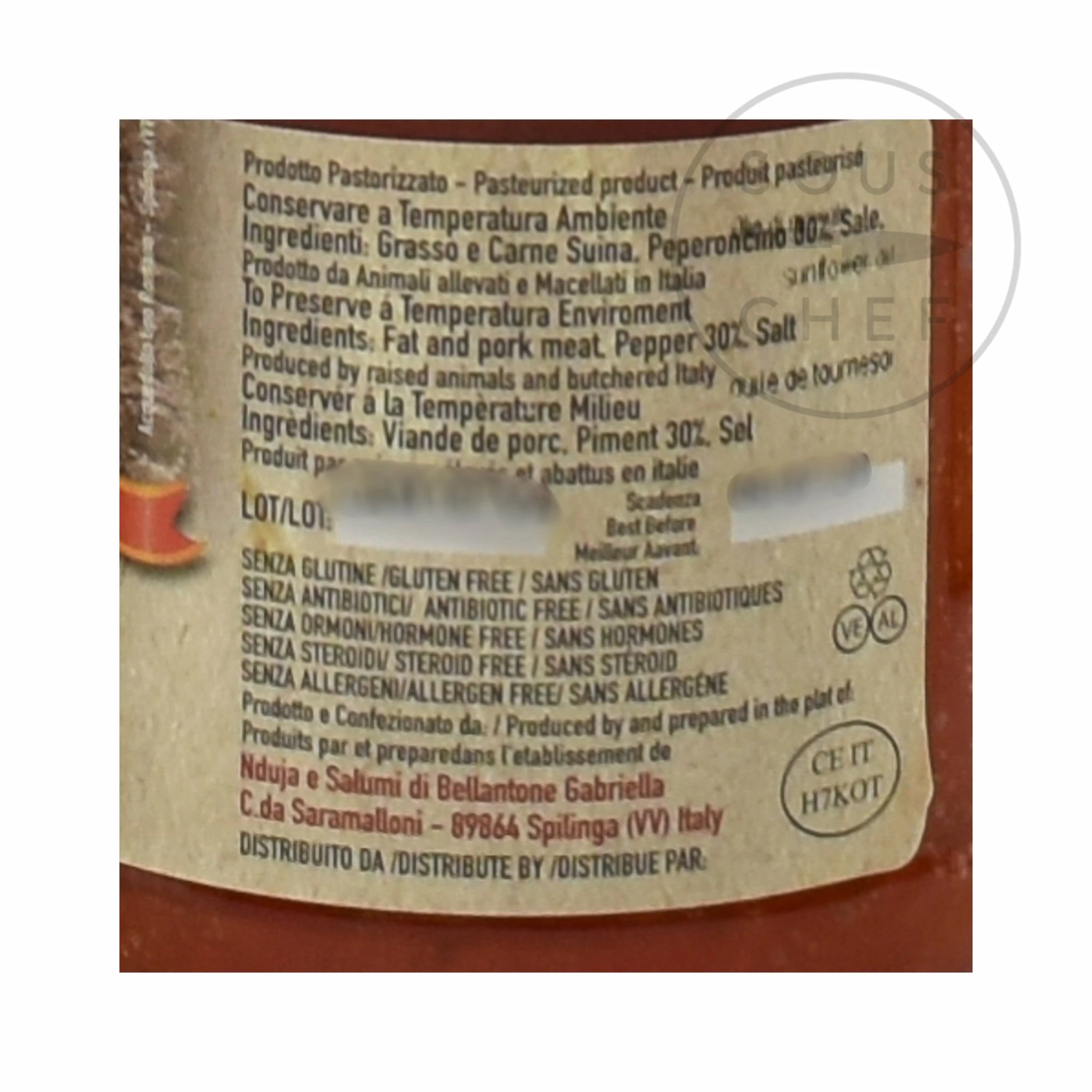 Spilinga Nduja 180g 7 Spilinga Nduja 180g