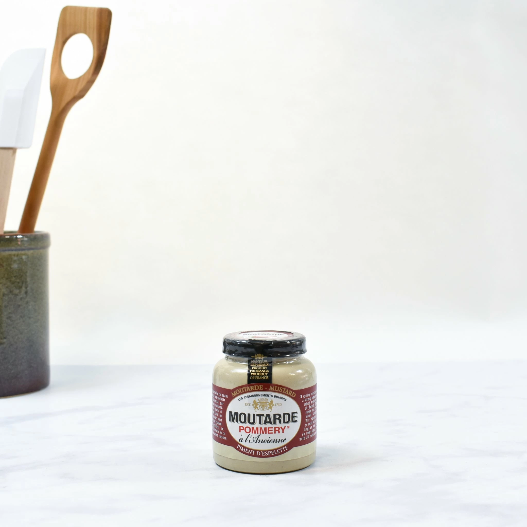 Ingredients Pommery Espelette Pepper Mustard 100g 5 Ingredients Pommery Espelette Pepper Mustard 100g