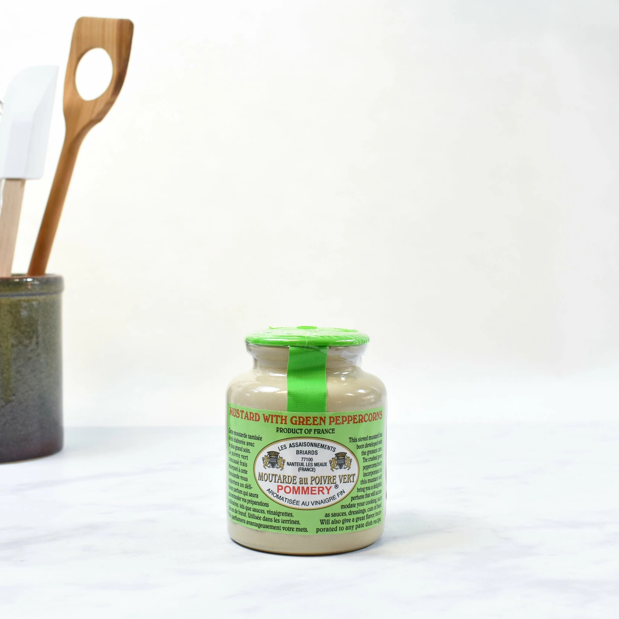 Ingredients Pommery Green Peppercorn Mustard 250g 5 Ingredients Pommery Green Peppercorn Mustard 250g