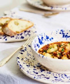 Puglia Handmade Puglia Blue Splatter Bowl 19cm 11 Puglia Handmade Puglia Blue Splatter Bowl 19cm