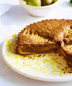 Puglia Handmade Tableware Puglia Yellow Splatter Dinner Plate 27cm