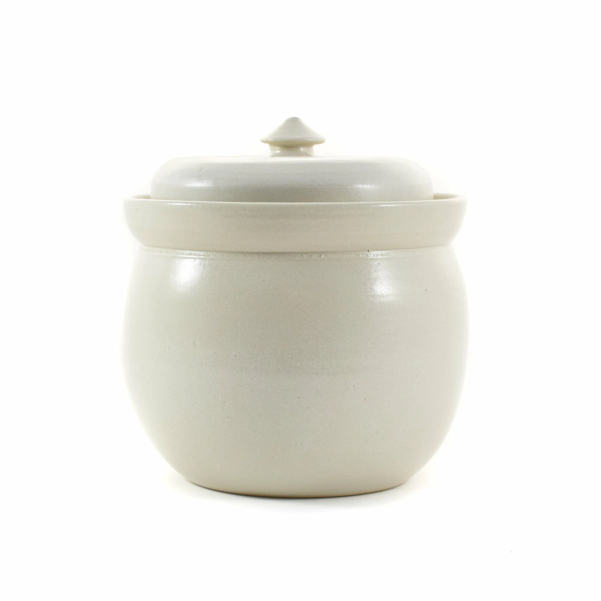 Sauerkraut Pots Handmade Stoneware Fermenting Crock In White 2 Litre 3 Sauerkraut Pots Handmade Stoneware Fermenting Crock In White 2 Litre