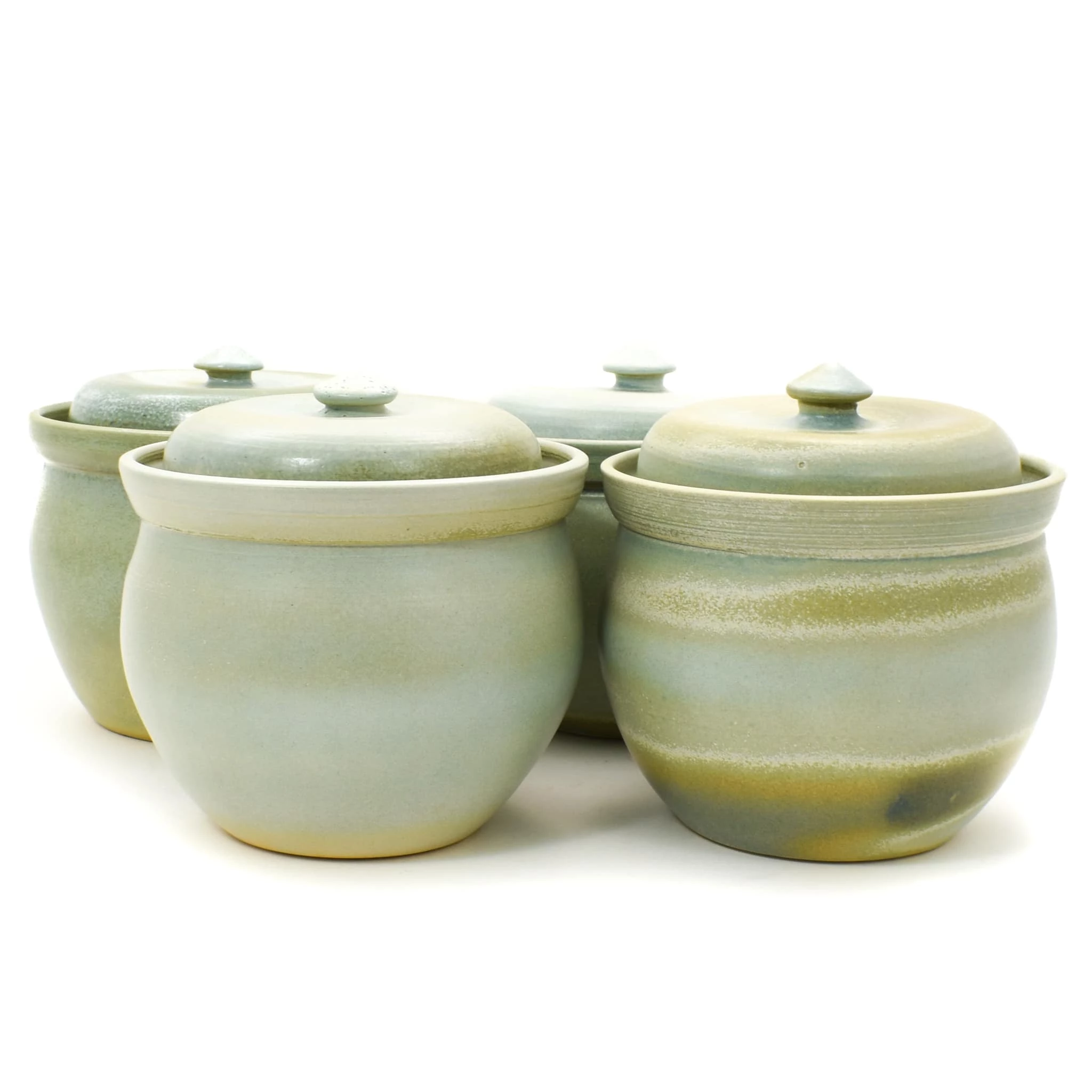 Sauerkraut Pots Handmade Stoneware Fermenting Crock In Blue 2 Litre Cookware 8 Sauerkraut Pots Handmade Stoneware Fermenting Crock In Blue 2 Litre Cookware