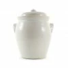 Sauerkraut Pots Cookware Handmade Stoneware Fermenting Crock In White 4.5 Litre 2 Sauerkraut Pots Cookware Handmade Stoneware Fermenting Crock In White 4.5 Litre