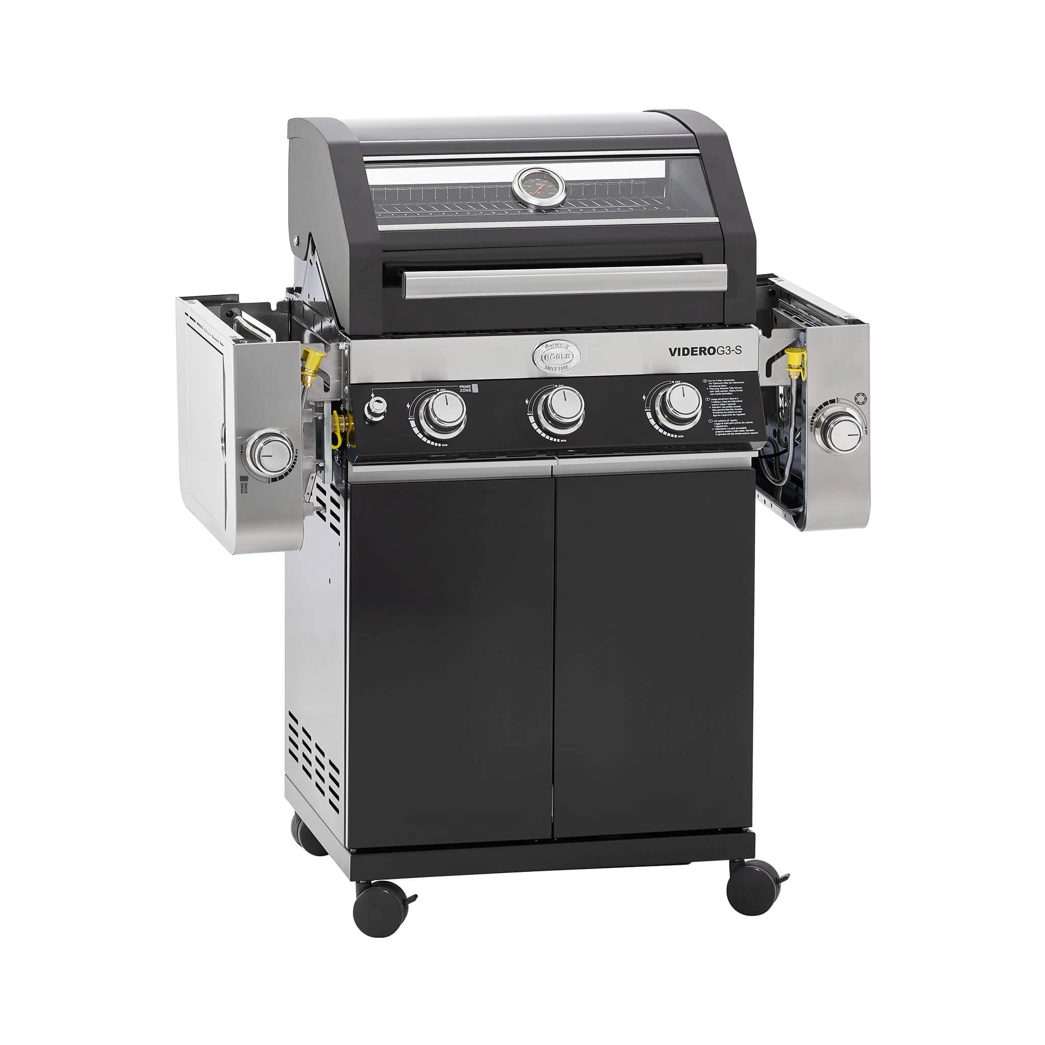 Rosle Videro G3-S Vario+ Gas BBQ Black Cookware 6 Rosle Videro G3-S Vario+ Gas BBQ Black Cookware