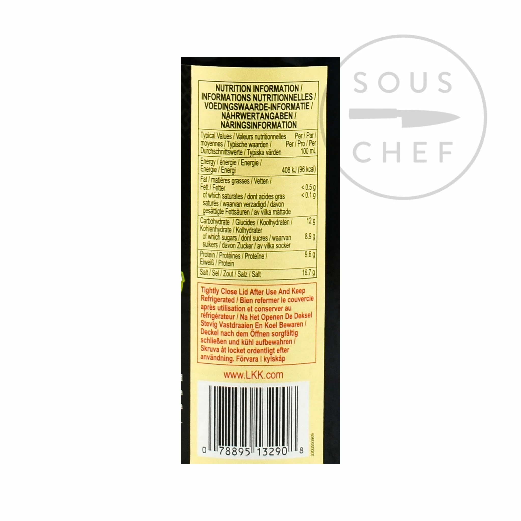 Ingredients Lee Kum Kee Double Deluxe Soy 500ml 4 Ingredients Lee Kum Kee Double Deluxe Soy 500ml