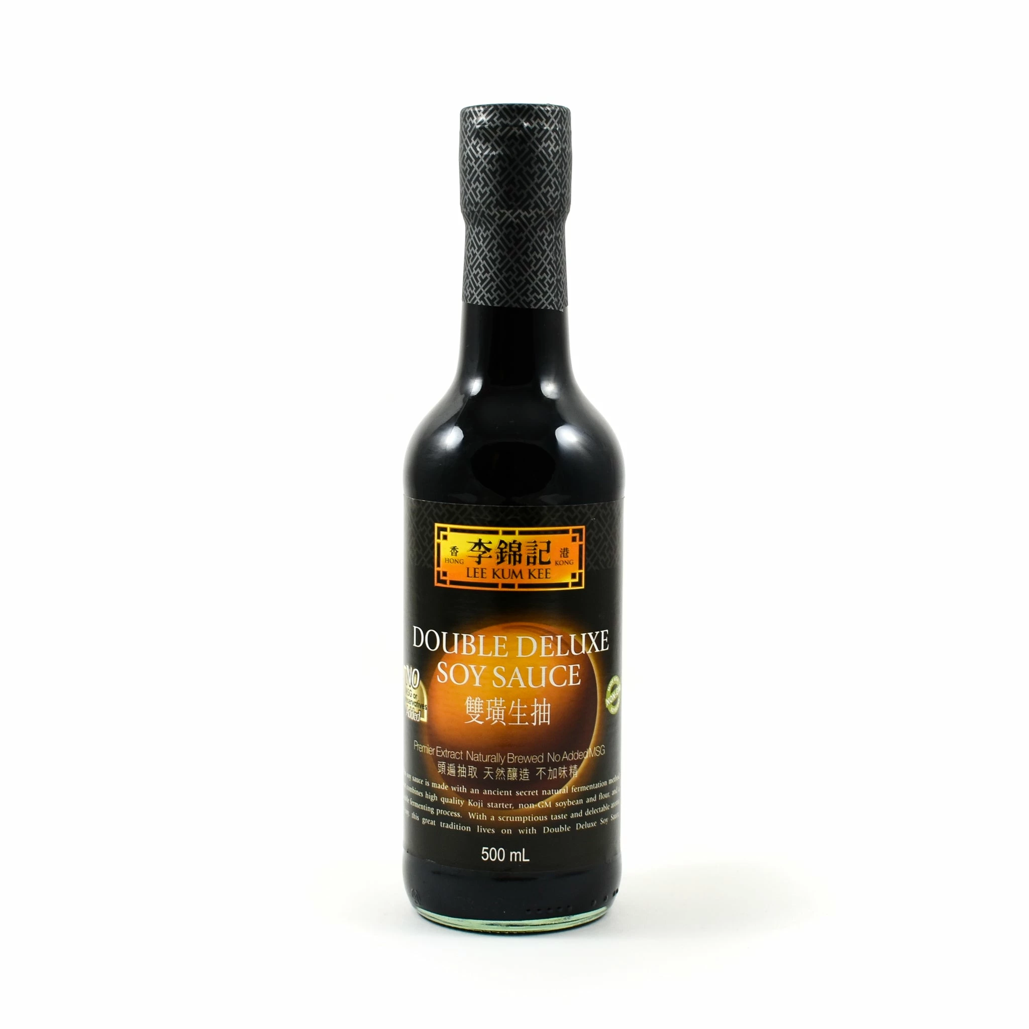 Ingredients Lee Kum Kee Double Deluxe Soy 500ml 3 Ingredients Lee Kum Kee Double Deluxe Soy 500ml