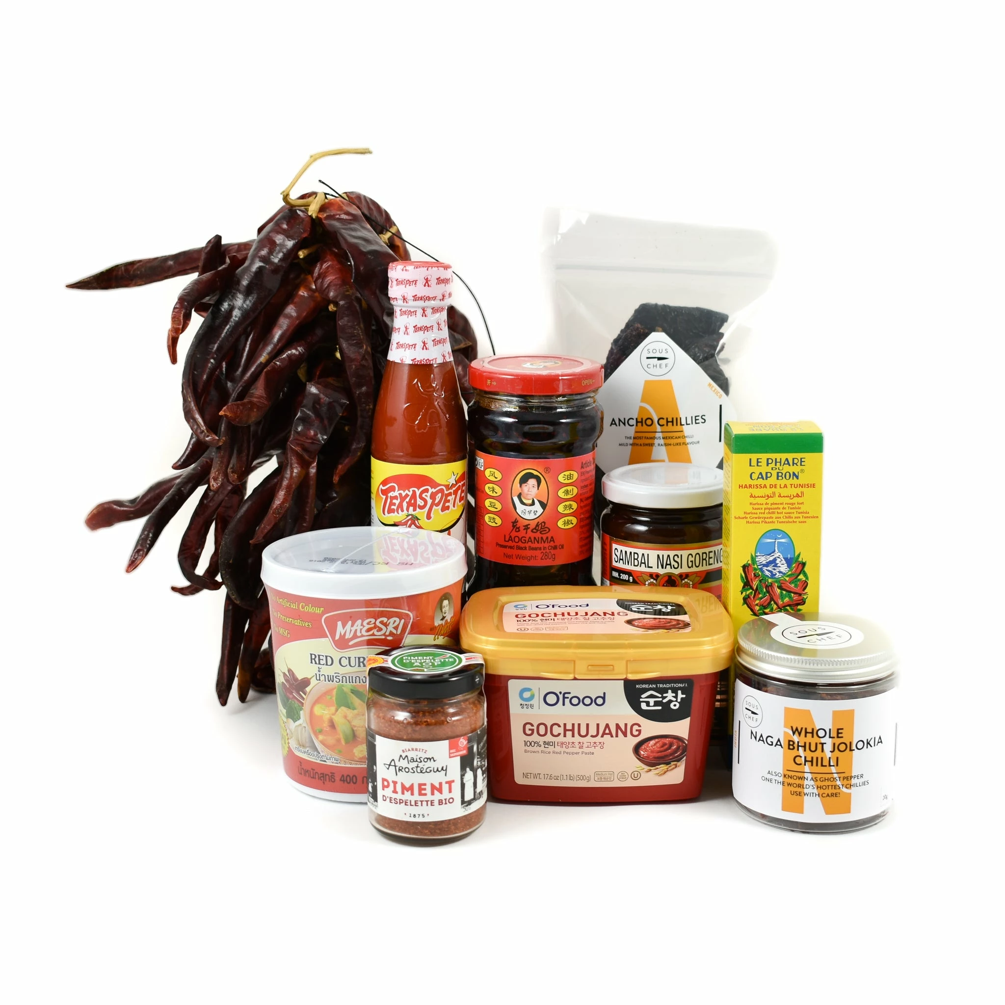 Sous Chef Kit Round The World Chilli Tour Dried Chillies 3 Sous Chef Kit Round The World Chilli Tour Dried Chillies