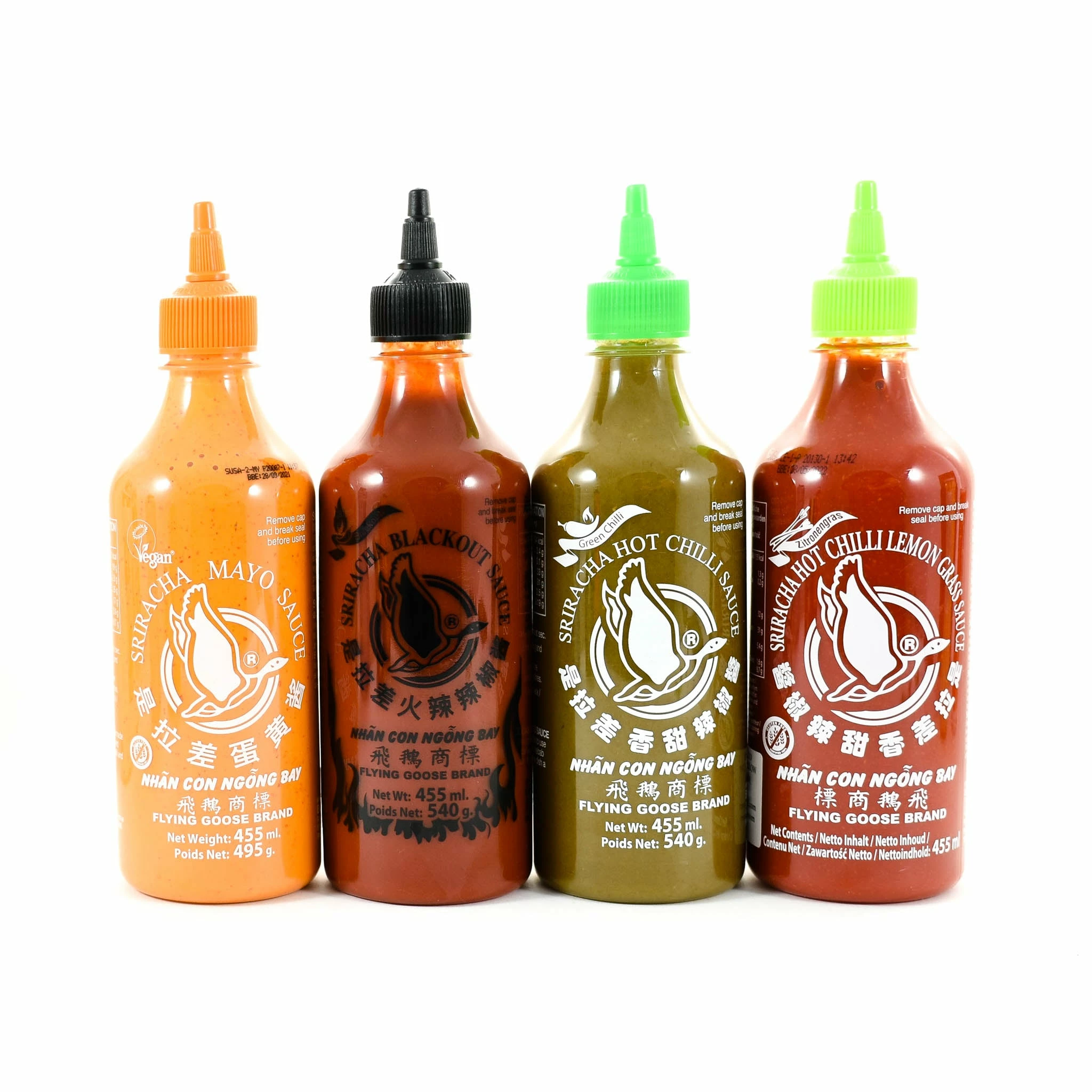 Sauces & Condiments Flying Goose Sriracha Tasting Bundle 4 X 455ml 3 Sauces & Condiments Flying Goose Sriracha Tasting Bundle 4 X 455ml