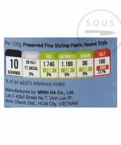 Longdan Ingredients Vietnamese Shrimp Paste