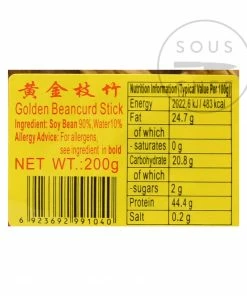 Zheng Feng Dried Bean Curd Sticks 200g Ingredients 7 Zheng Feng Dried Bean Curd Sticks 200g Ingredients