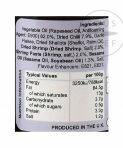 Way-On Chilli Oil With Shrimp 110g 6 Way-On Chilli Oil With Shrimp 110g