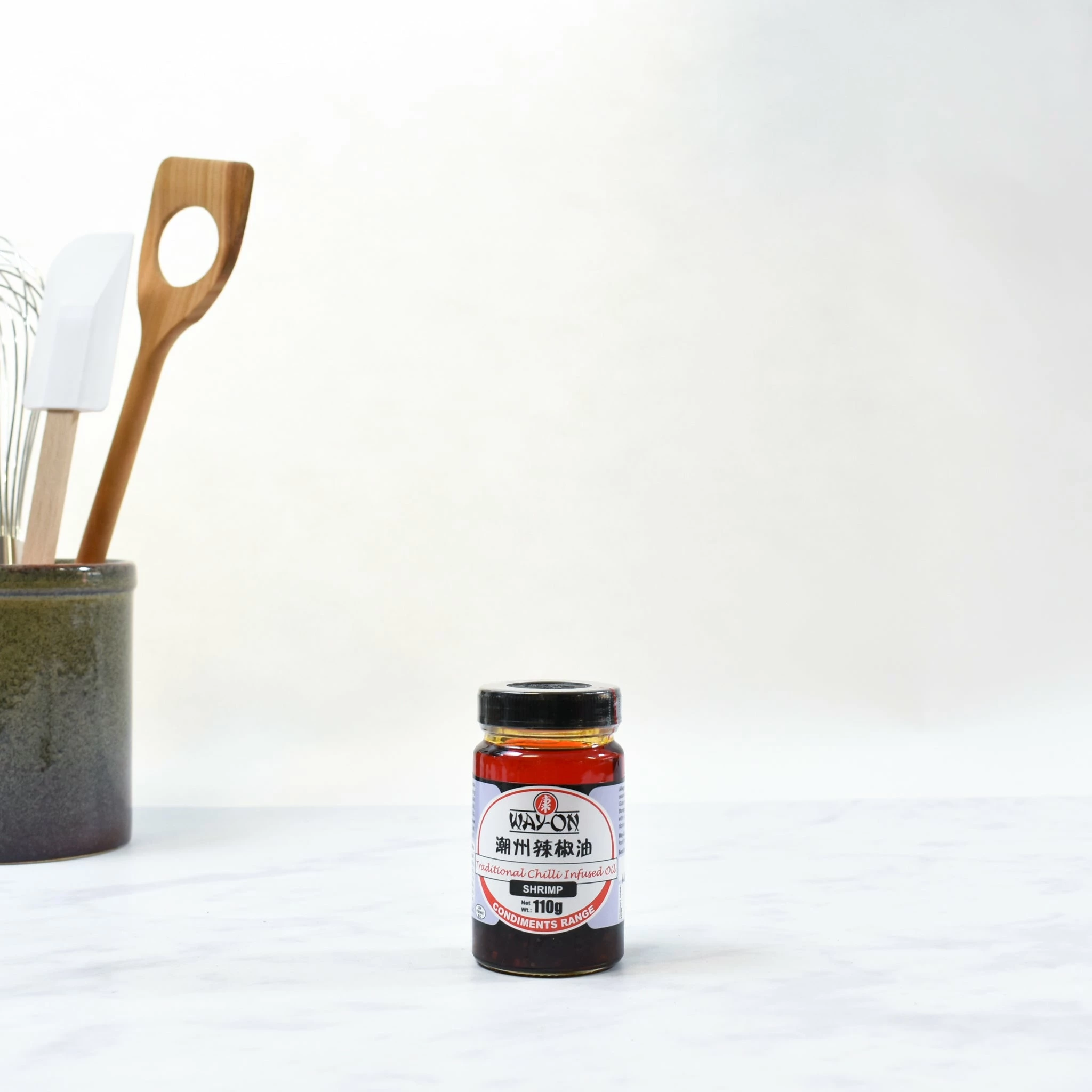 Way-On Chilli Oil With Shrimp 110g 5 Way-On Chilli Oil With Shrimp 110g