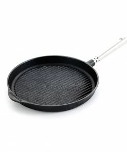 Skeppshult Professional Cast Iron & Stainless Steel Griddle Pan 28cm Cookware