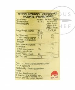 Ingredients Lee Kum Kee Chilli Garlic Sauce 368g 6 Ingredients Lee Kum Kee Chilli Garlic Sauce 368g