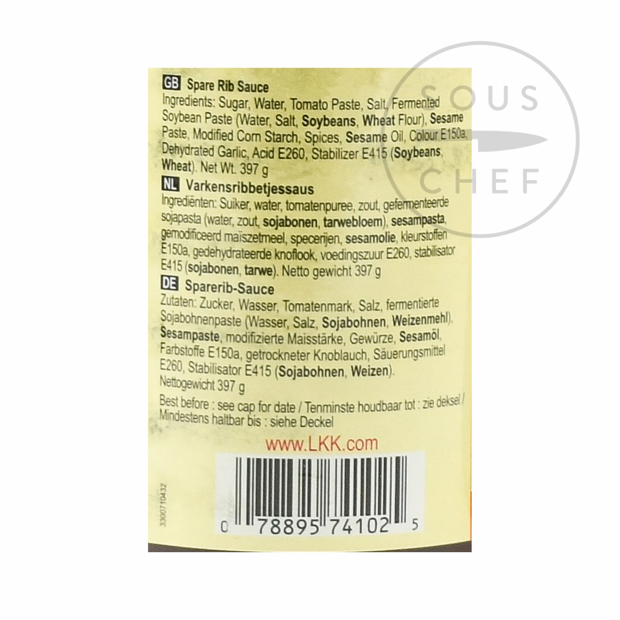 Lee Kum Kee Spare Rib Sauce 397g Ingredients 4 Lee Kum Kee Spare Rib Sauce 397g Ingredients