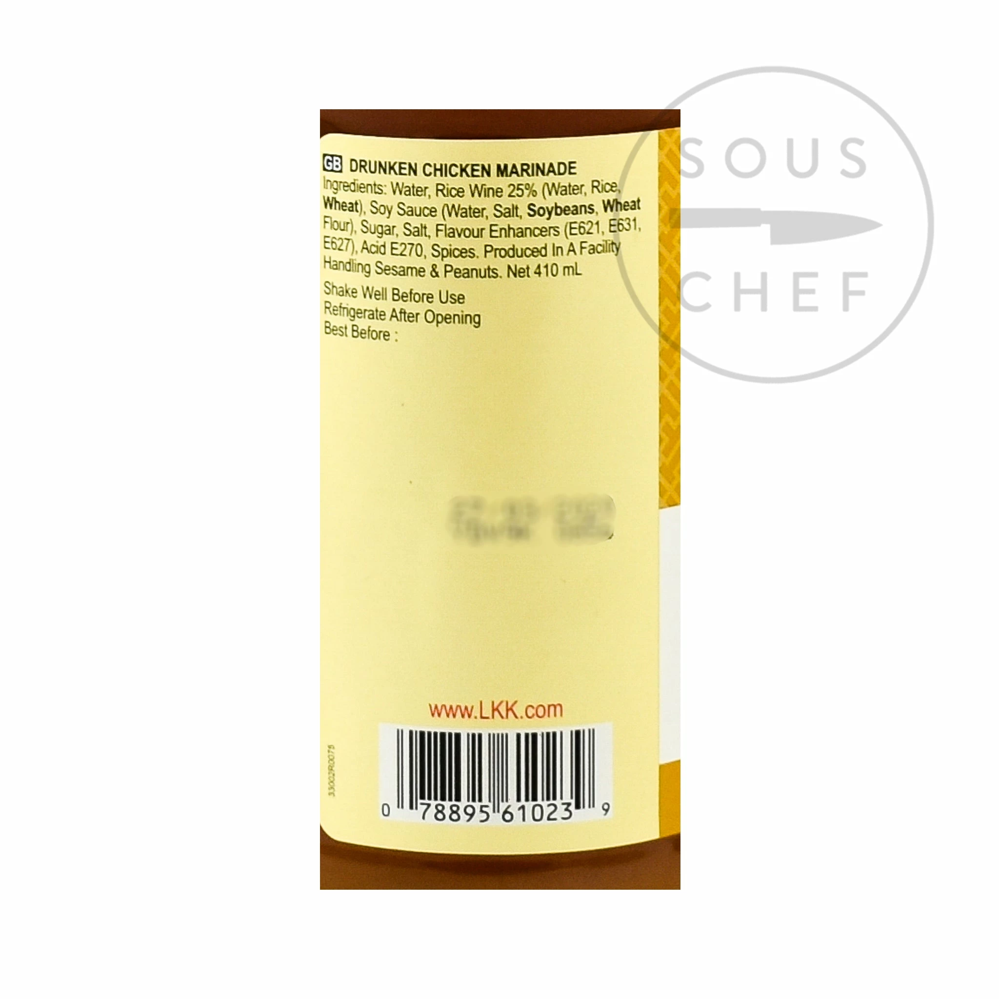 Ingredients Lee Kum Kee Drunken Chicken Marinade 410ml 4 Ingredients Lee Kum Kee Drunken Chicken Marinade 410ml