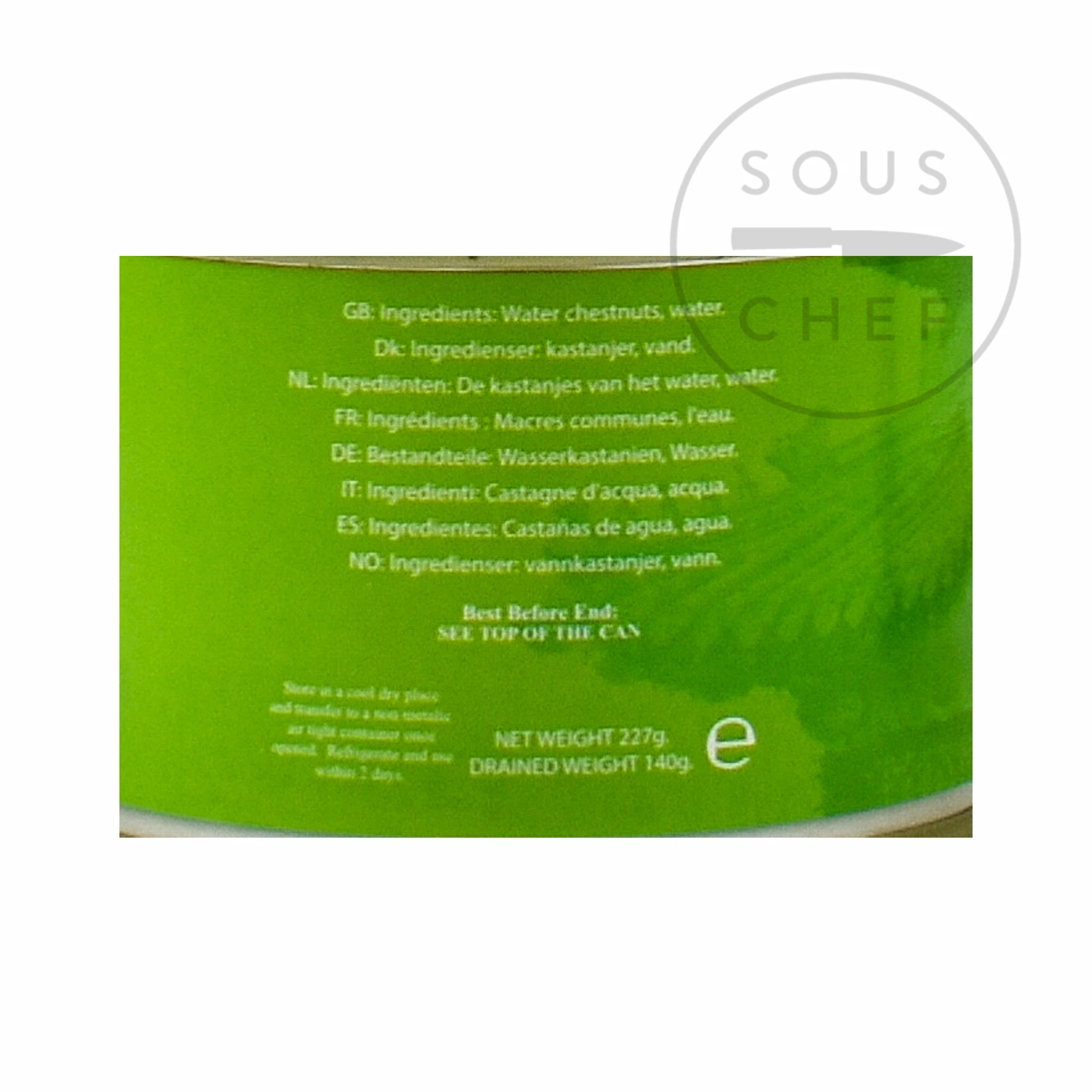 Ingredients Golden Swan Whole Water Chestnuts 227g 4 Ingredients Golden Swan Whole Water Chestnuts 227g