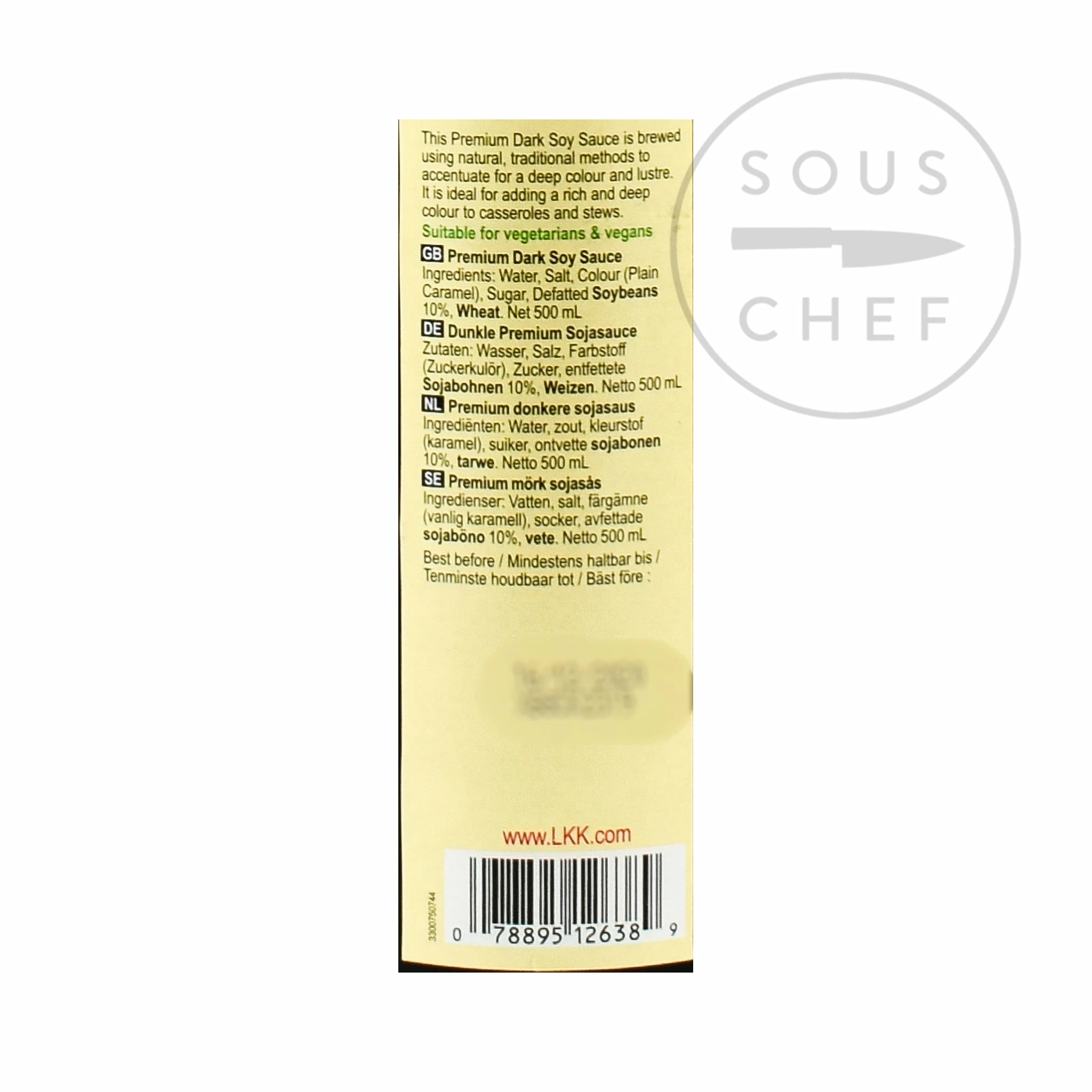 Ingredients Lee Kum Kee Premium Dark Soy 4 Ingredients Lee Kum Kee Premium Dark Soy