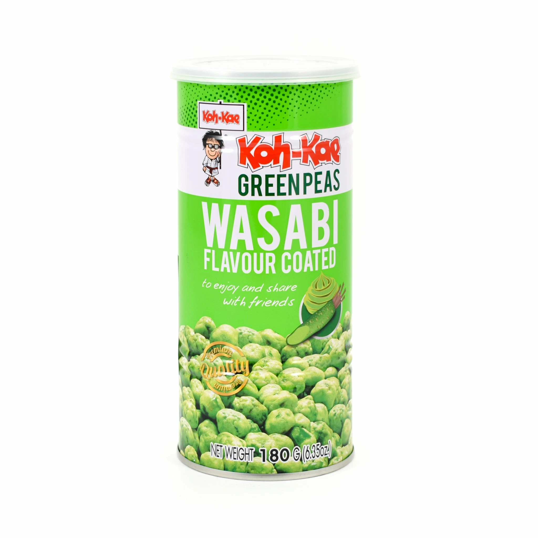Koh Kae Ingredients Wasabi Green Peas 180g 3 Koh Kae Ingredients Wasabi Green Peas 180g